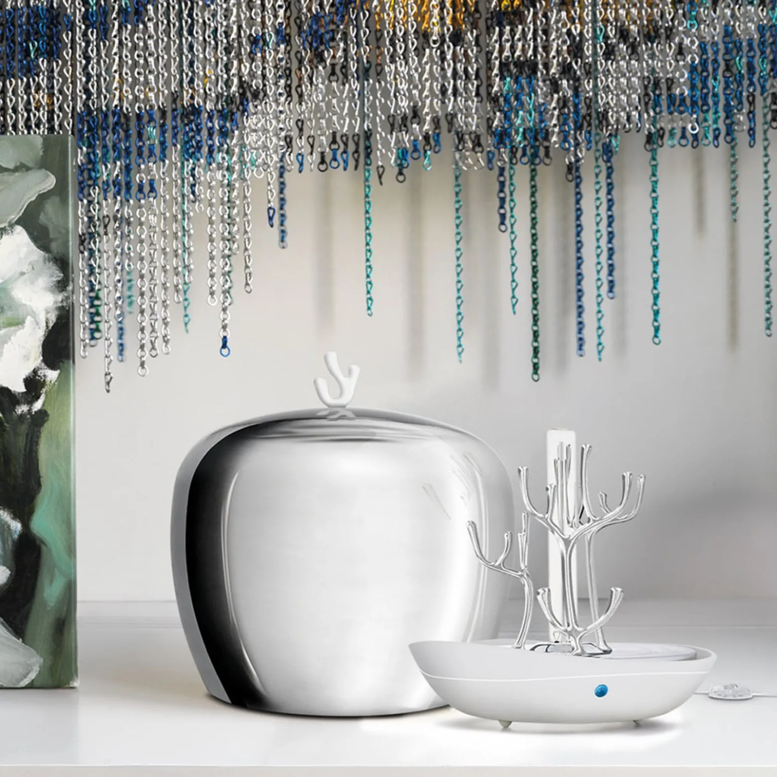 Slamp PurityCapsule LED-pöytälamppu, UV-C, valkoinen