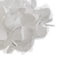 Slamp riippuvalaisin Clizia Mama Non Mama, Ø53cm, valkoinen/punainen