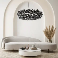 Slamp-riippuvalaisin Clizia MAMA NON MAMA, halkaisija 78 cm, musta