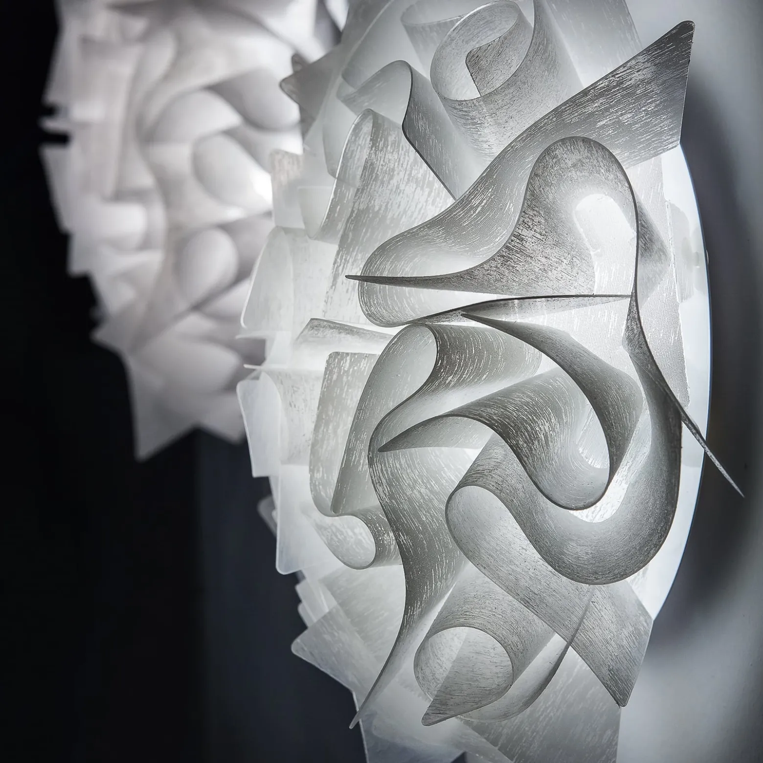 Slamp Veli Couture Medium -kattovalo valk. Ø53cm