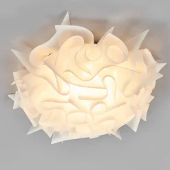 Slamp Veli -design-kattovalo, Ø 53 cm, opaali