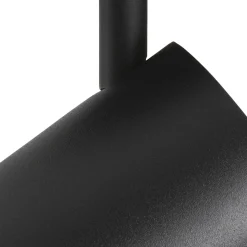 SLV Asto Tube kattospotti GU10 3-lamppuinen lineaarinen musta