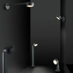 SLV Eskina D LED-näyttöinen ulkoseinävalaisin, säädettävä