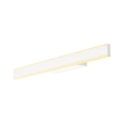 SLV kylpyhuoneen LED-seinävalaisin One Linear, 52 cm, valkoinen, metalli, CCT