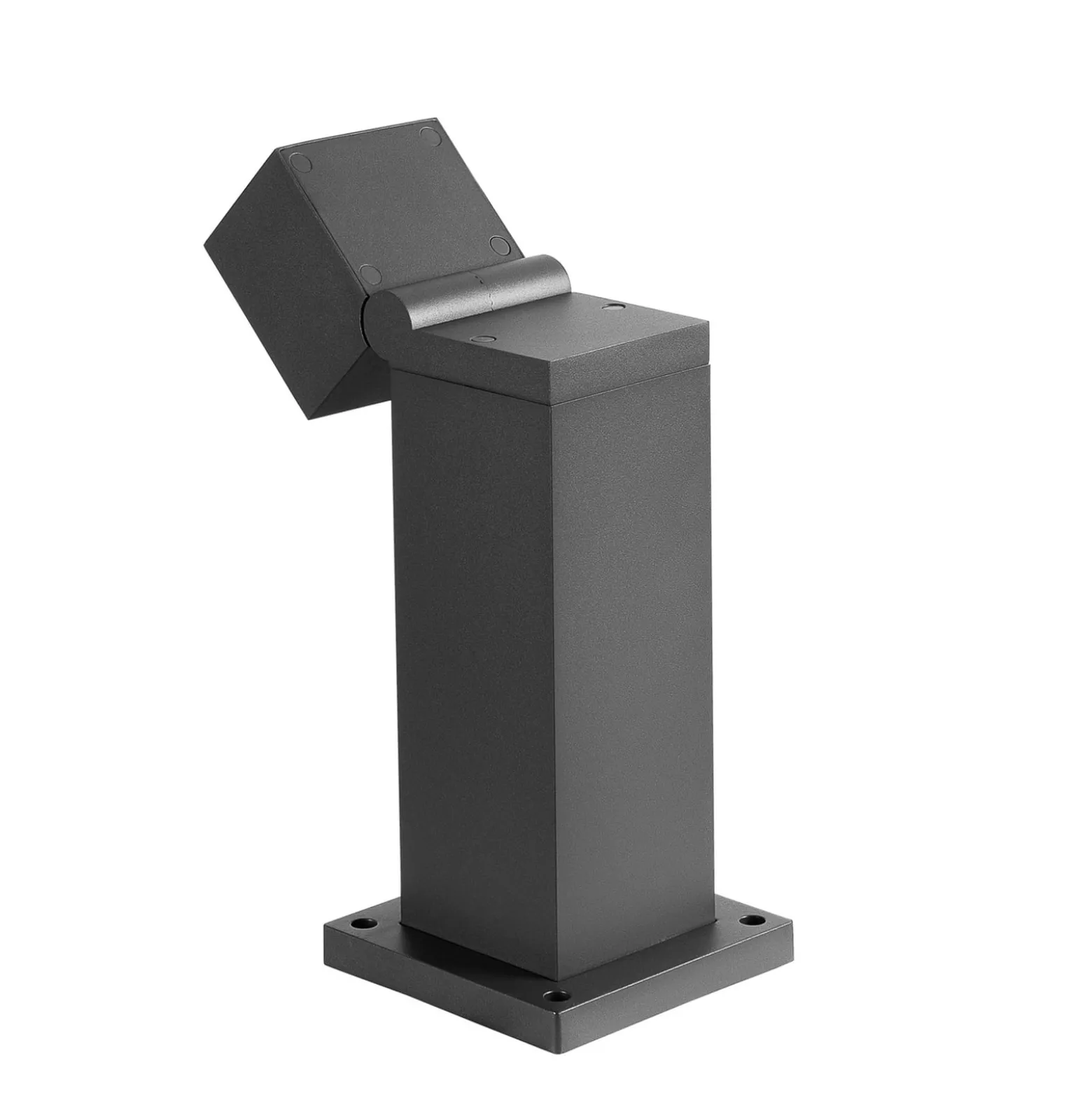 SLV LED-kantavalaisin S-Cube 35, antrasiitti, alumiini, korkeus 35 cm