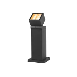 SLV LED-kantavalaisin S-Cube 35, antrasiitti, alumiini, korkeus 35 cm
