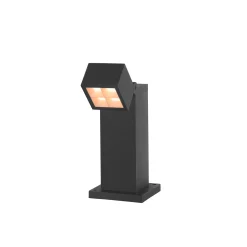 SLV LED-kantavalaisin S-Cube 35, antrasiitti, alumiini, korkeus 35 cm