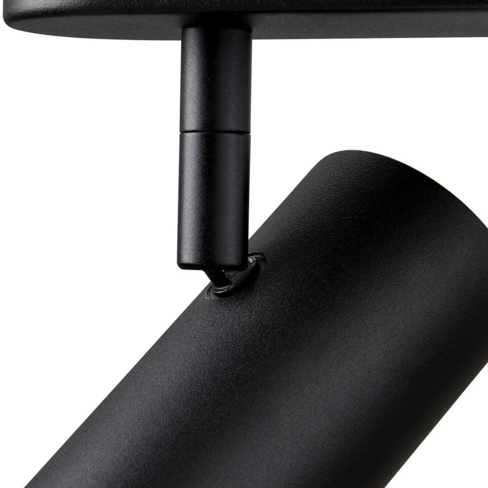 SLV LED-kattokohdevalo Noblo, musta, 3 000 K, pituus 24 cm