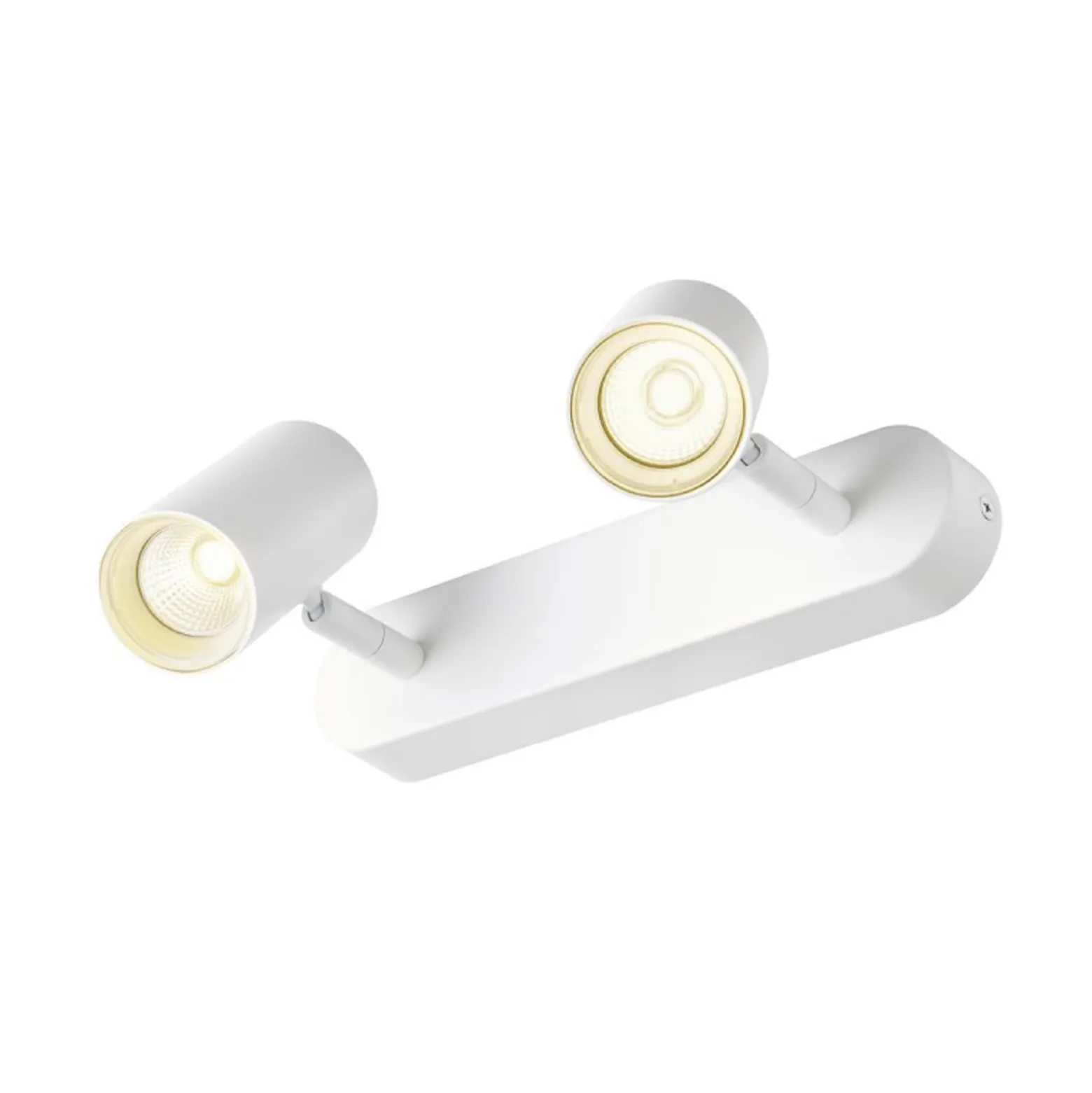 SLV LED-kattokohdevalo Noblo, pituus 24 cm, metalli, 2-lamppuinen.