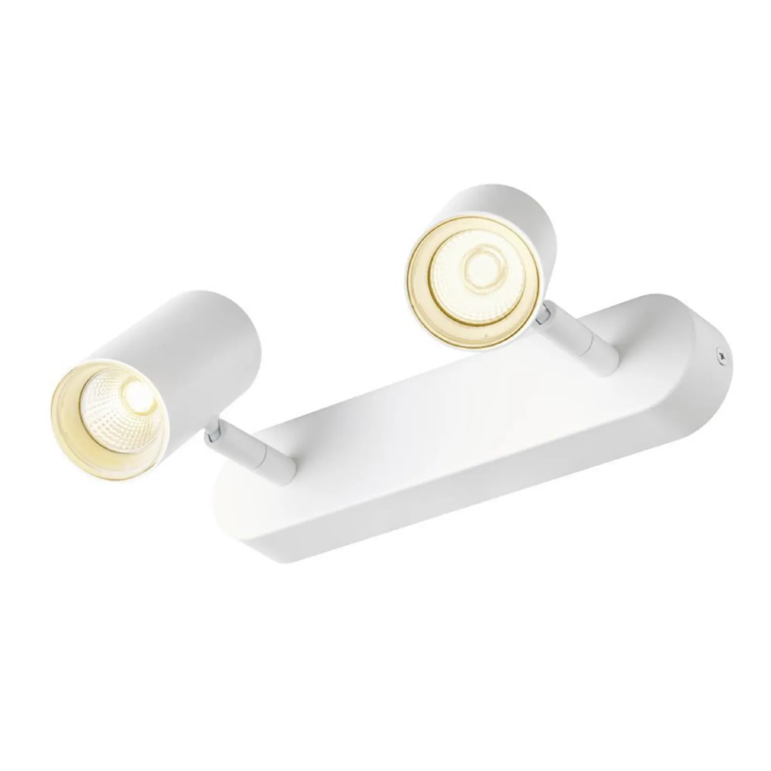 SLV LED-kattokohdevalo Noblo, valkoinen, 2700 K, pituus 24 cm