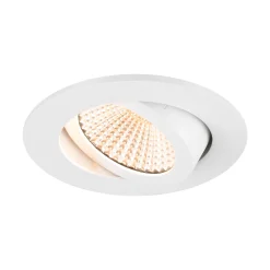 SLV LED-kattouppospotti New Tria, pyöreä, valkoinen, 2 700 K, 60°