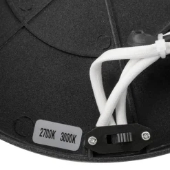 SLV LED-kattovalaisin One, Ø 60 cm, musta, metalli, CCT