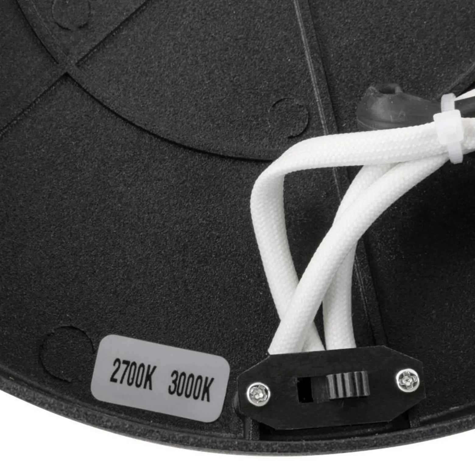 SLV LED-kattovalaisin One, Ø 60 cm, musta, metalli, CCT