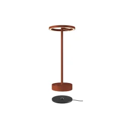 SLV LED-ladattava valaisin Vinolina One, ruoste, 2700 K, korkeus 33 cm