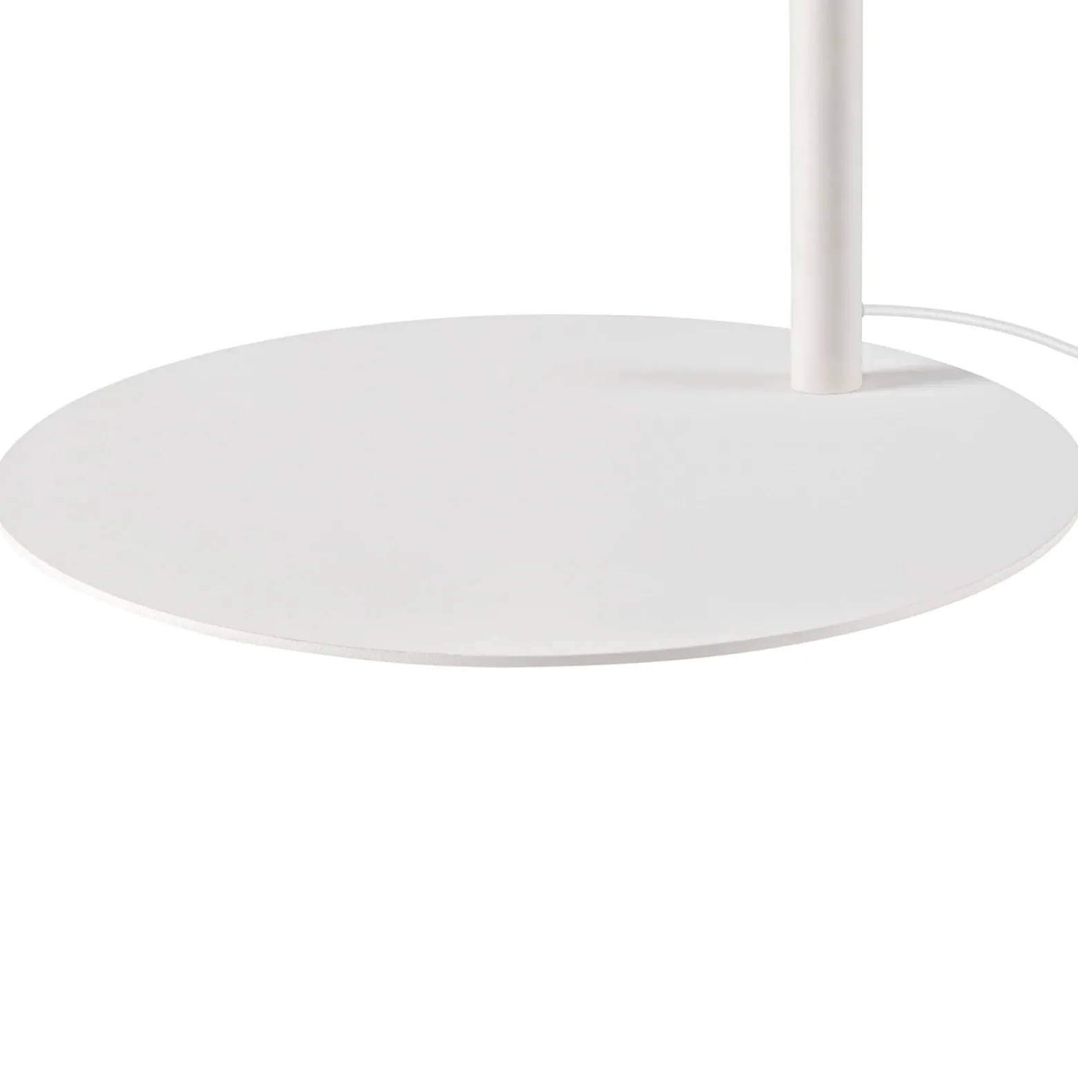 SLV LED lattiavalaisin One Bow FL, valkoinen, teräs, korkeus 232 cm, CCT