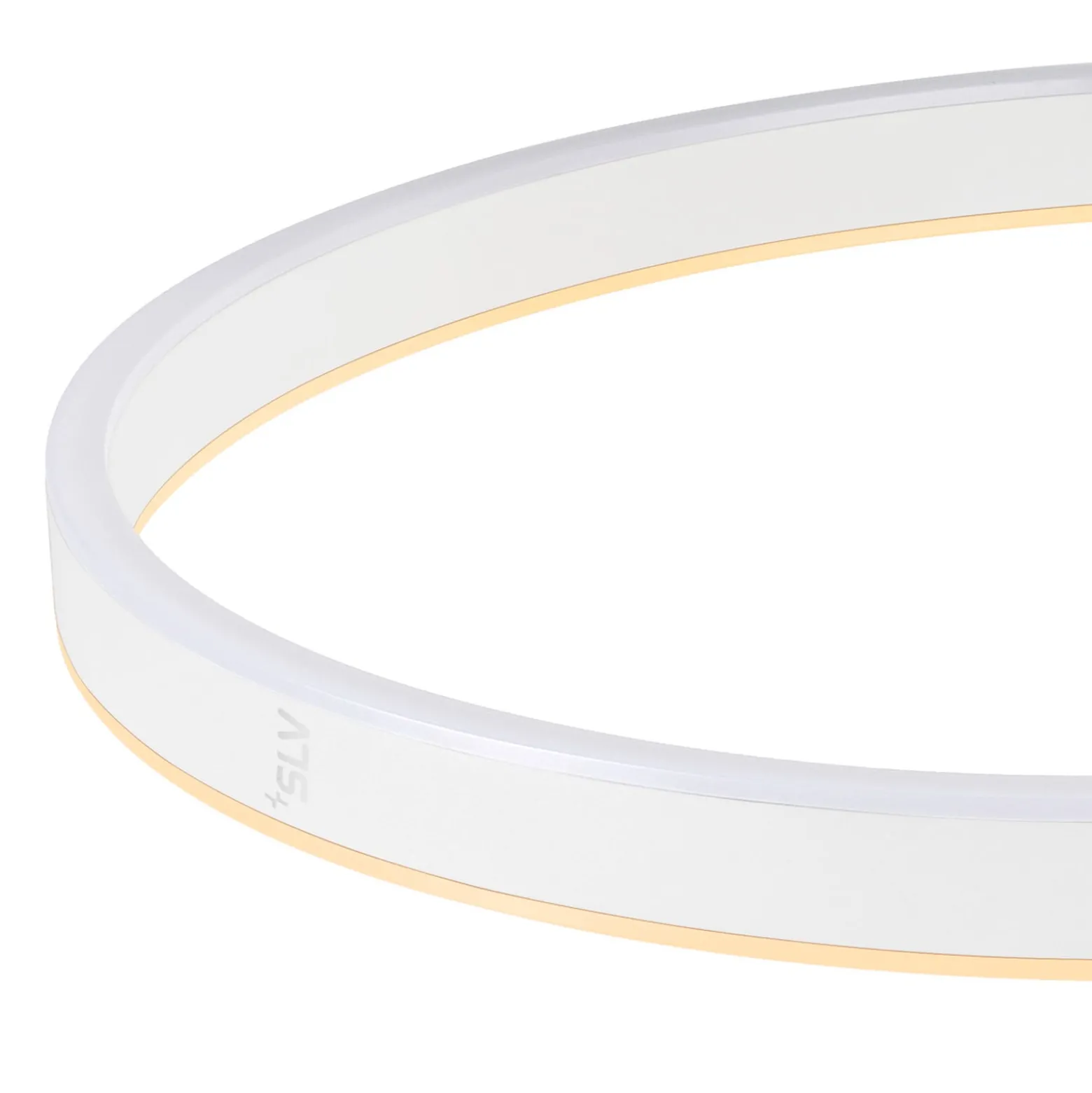 SLV LED lattiavalaisin One Bow FL, valkoinen, teräs, korkeus 232 cm, CCT