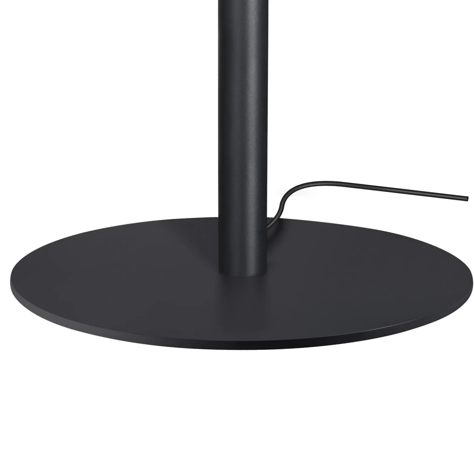SLV LED-lattiavalo One Straight, musta/messinki, 2700/3000 K