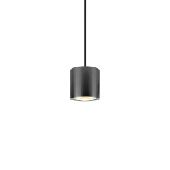SLV LED-riippuvalaisin Oculus, pronssinvärinen, Ø 9 cm, himmennettävä lämpimään