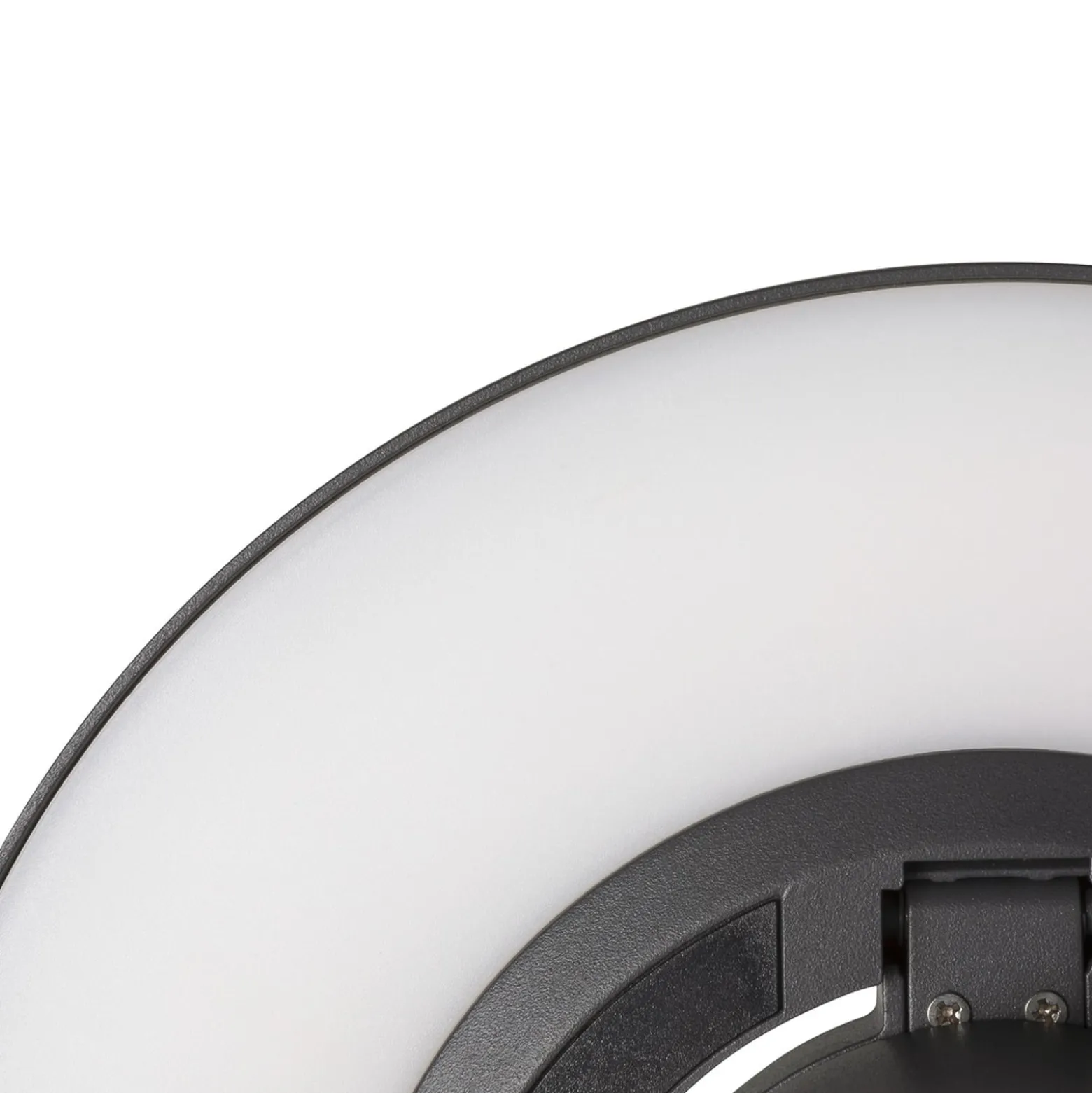 SLV LED-seinävalaisin I-Ring, antrasiitti, alumiini, Ø 24 cm