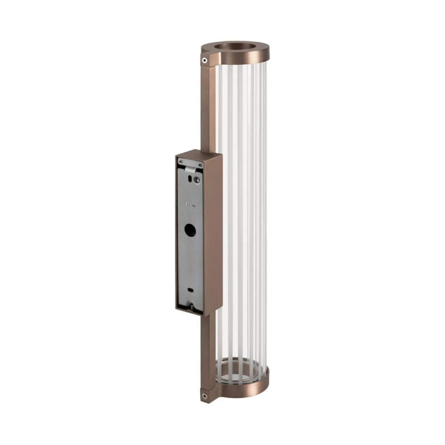 SLV LED-seinävalaisin Quimera, kuparivärinen, korkeus 41 cm, CCT