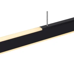 SLV One Lineaarinen LED-riippuvalaisin, 104 cm, musta