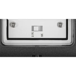 SLV Oval ulkoseinälamppu ylös/alas CCT 17,5 cm musta