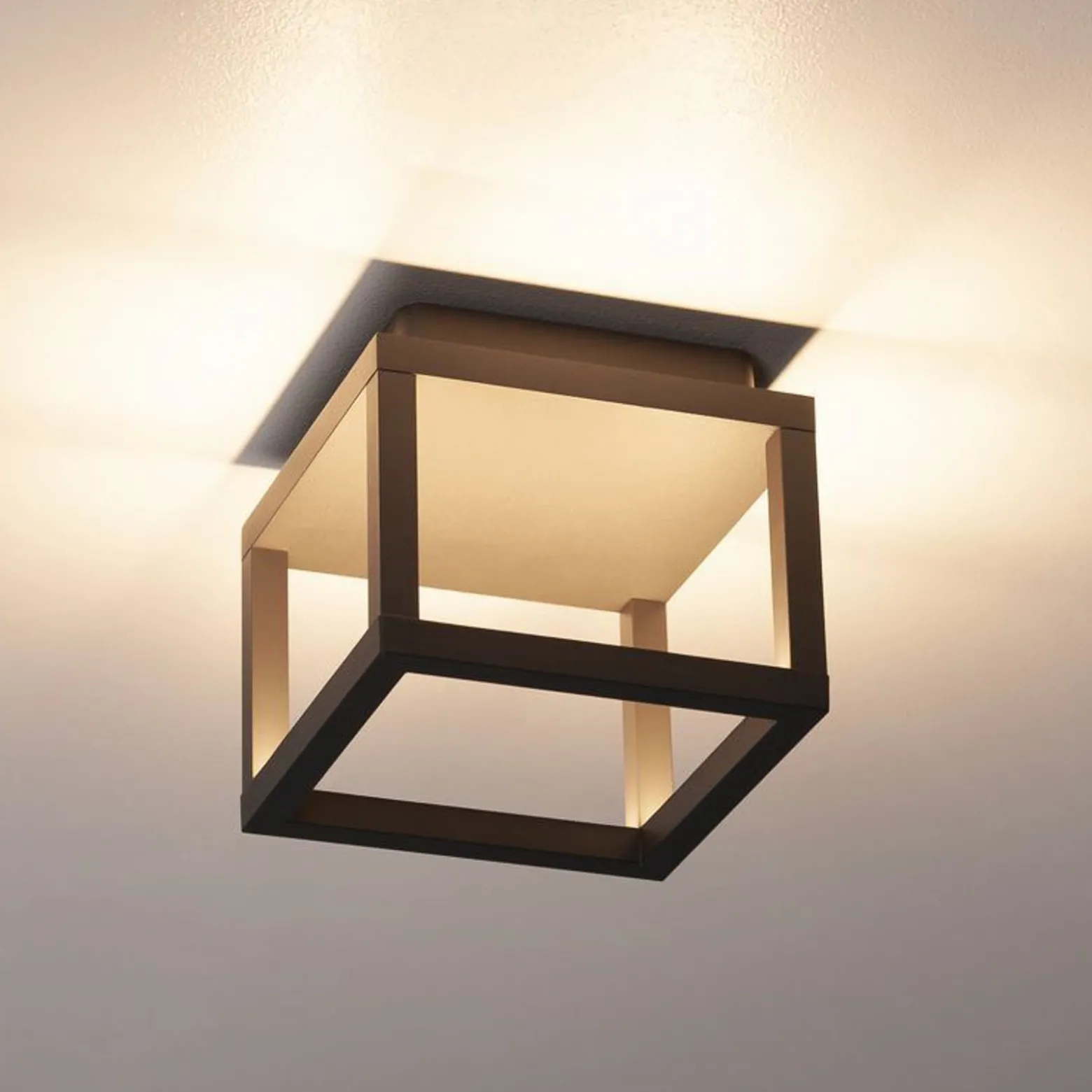 SLV Quadrulo LED ulkokattovalaisin indir. antrasiitti