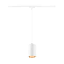 SLV-riippuvalaisin Asto Tube GU10, 1-vaihekisko, valkoinen