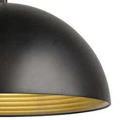SLV riippuvalo Forchini M, 40 cm, musta/kulta, metalli