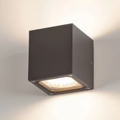 SLV Sitra Cube ulkoseinävalaisin, antrasiitti