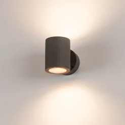SLV Sitra Up-Down LED-ulkoseinävalaisin, antrasiittia