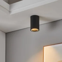 Smart ZIG LED-kattovalaisin Carosso-Z, musta, CCT, RGB
