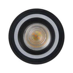 Smart ZIG LED-kattovalaisin Carosso-Z, musta, CCT, RGB