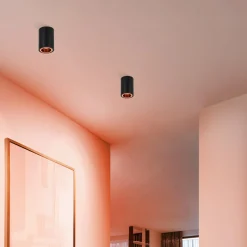 Smart ZIG LED-kattovalaisin Carosso-Z, musta, CCT, RGB