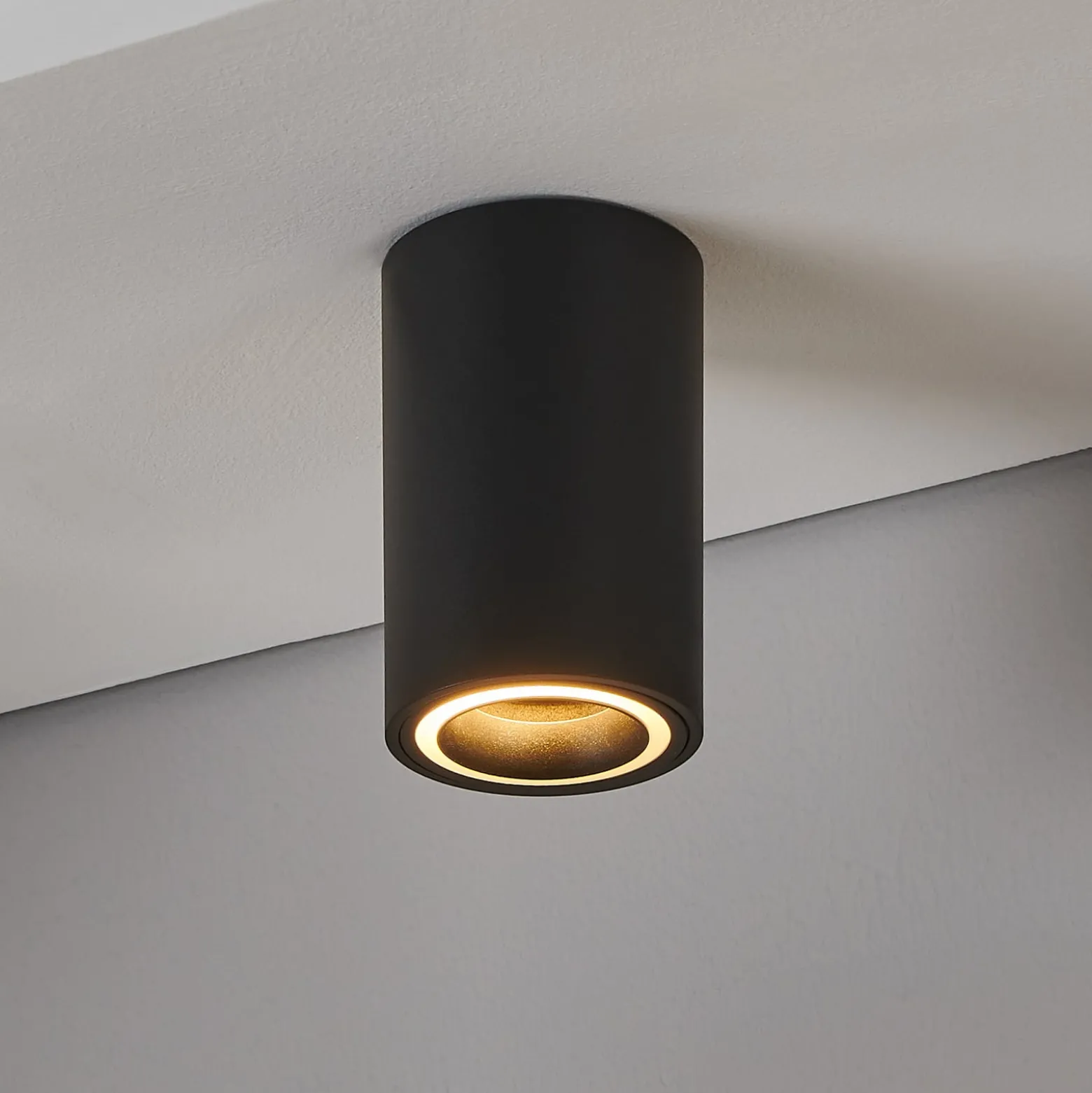 Smart ZIG LED-kattovalaisin Carosso-Z, musta, CCT, RGB