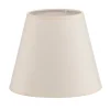 Sofia-lampunvarjostin, korkeus 15,5 cm, ecru/valkoinen