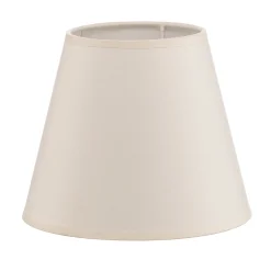 Sofia-lampunvarjostin, korkeus 15,5 cm, ecru/valkoinen