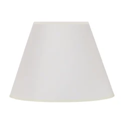 Sofia-varjostin, korkeus 21 cm, luonnonvalkoinen