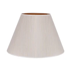 Sofia-varjostin, korkeus 31 cm, valkoinen/kultaiset nauhat