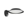Solar LED seinävalaisin Cerrisi, leveys 10,5 cm, musta, anturi