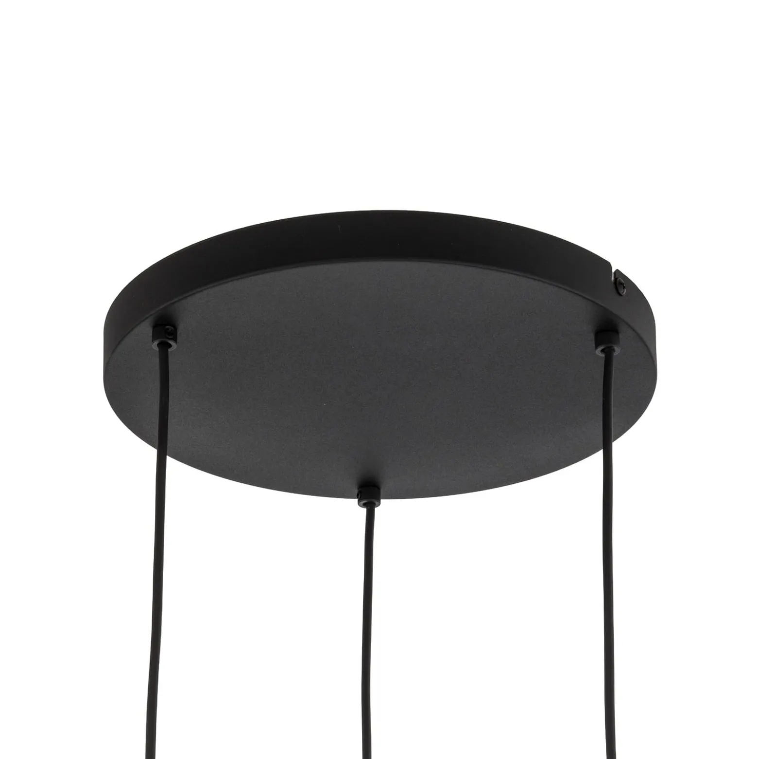 Sophia-riippuvalo, 3-lamppuinen, Ø 41 cm, konjakki/musta, E14