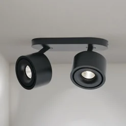 Specter LED-kattovalaisin, musta, pituus 19,4 cm, alumiinia
