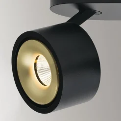 Specter LED-kattovalaisin, musta, pituus 19,4 cm, alumiinia