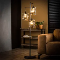 Spindlight lattiavalaisin, kolmilamppuinen, korkeus 150 cm