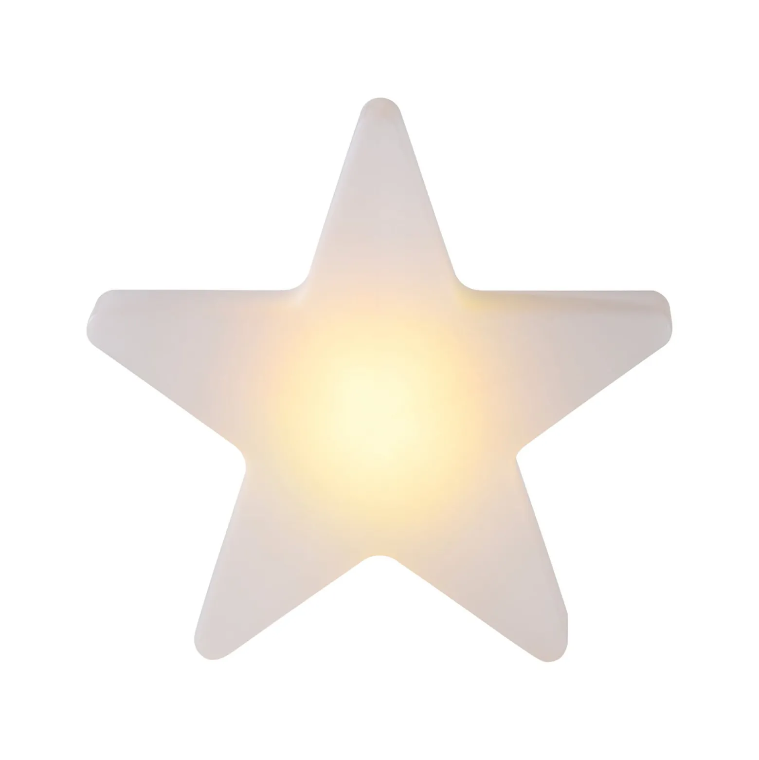 Star-LED-koristevalaisin, korkeus 39,5 cm, IP44, valkoinen, RGBW