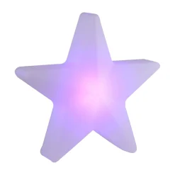 Star-LED-koristevalaisin, korkeus 55 cm, IP44, valkoinen, RGBW