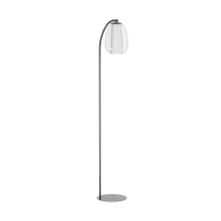 Stars of Light LED-lattiavalo Menorca, nikkeli, korkeus 165 cm, CCT