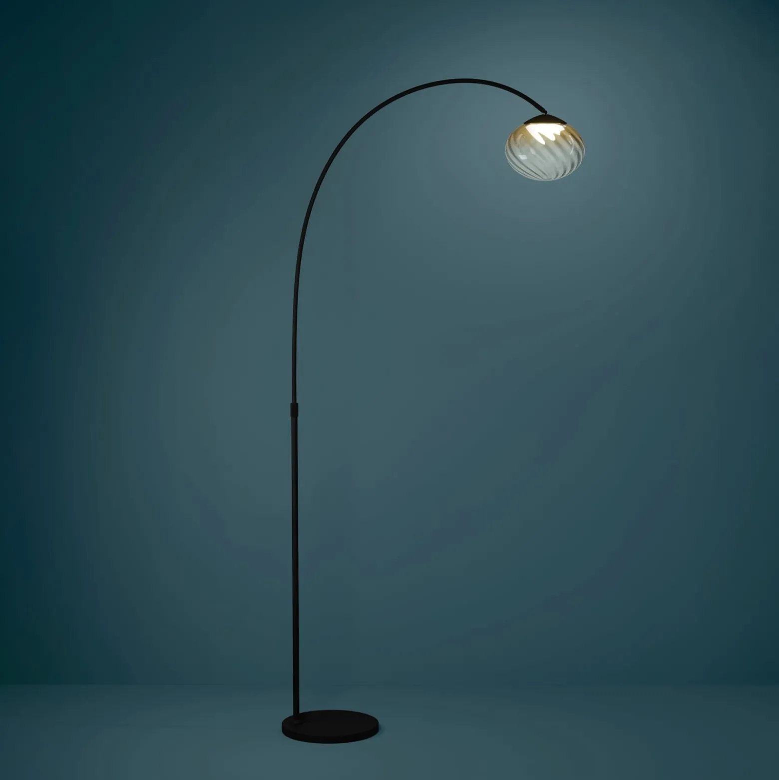 Stars of Light LED-lattiavalo Pantoja musta/keltainen 160 cm CCT