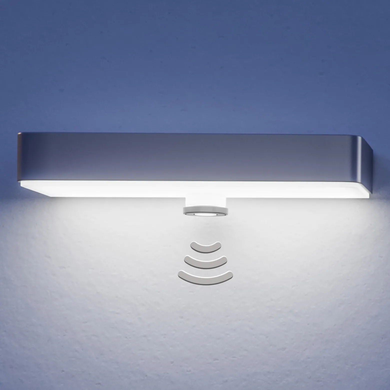 STEINEL LED-ulkoseinälamppu XSolar SOL-O S, anturi, antrasiitti