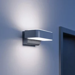 STEINEL LED-ulkoseinävalaisin L 810 SC, anturi, hopea
